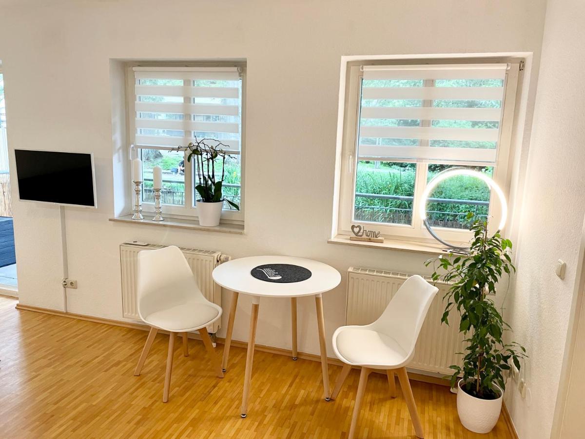 Ferienwohnung Blickfang - Modernes Apartment Direkt In Der Altstadt Von Erfurt Mit Balkon - Beste Lage Und Aussicht Εξωτερικό φωτογραφία