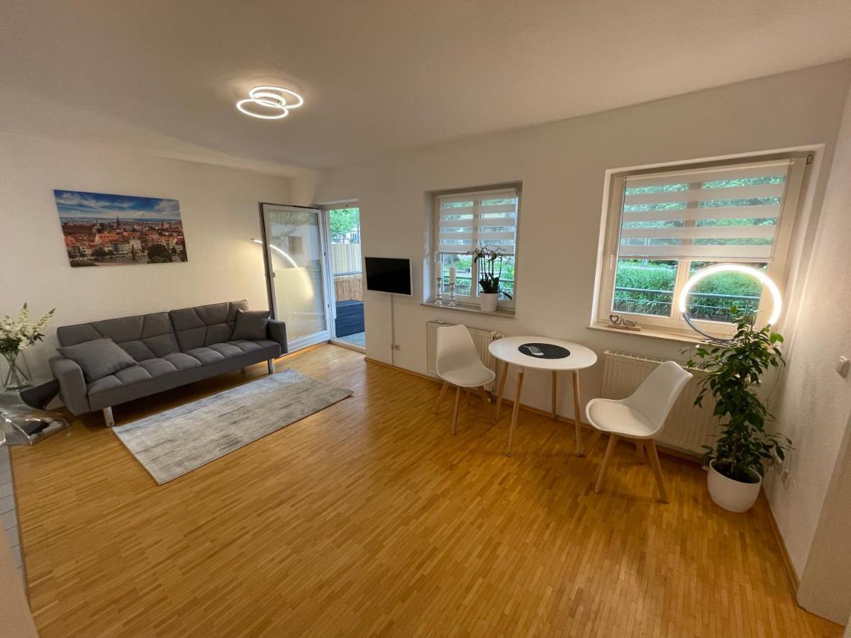Ferienwohnung Blickfang - Modernes Apartment Direkt In Der Altstadt Von Erfurt Mit Balkon - Beste Lage Und Aussicht Εξωτερικό φωτογραφία